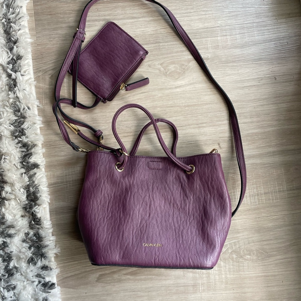 Calvin Klein Purple Women's Bag Set